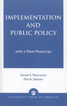 Paperback Implementation and Public Policy Book