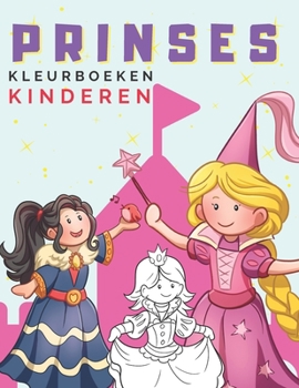 Paperback kleurboeken kinderen prinses [Dutch] Book