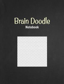 Paperback Brain Doodle Notebook: 1/5" Isometric Graph Ruling, 100 Pages Book