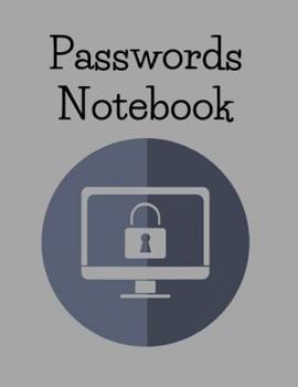 Paperback Passwords Notebook Book