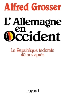 Paperback L'Allemagne en Occident [French] Book