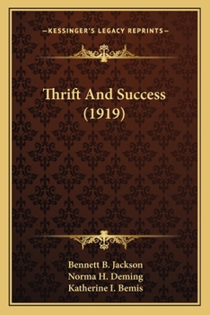 Paperback Thrift And Success (1919) Book