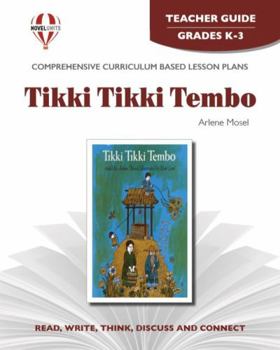 Paperback Tikki Tikki Tembo - Teacher Guide by Novel Units Book