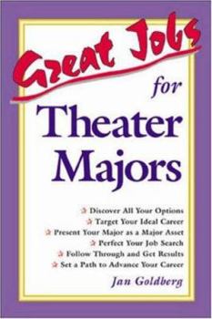 Paperback Great Jobs for Theatre Majors Book
