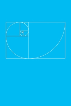 The Golden Ratio: 6" x 9" lined blank college ruled notebook, journal or diary,  120 pages