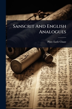 Paperback Sanscrit And English Analogues Book