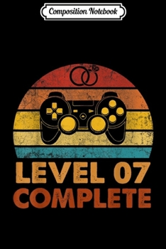 Composition Notebook: Vintage 7th Wedding Anniversary-Level 7 Complete Journal/Notebook Blank Lined Ruled 6x9 100 Pages