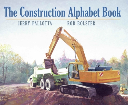 Hardcover The Construction Alphabet Book