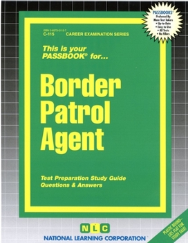 Spiral-bound Border Patrol Agent: Passbooks Study Guide Book