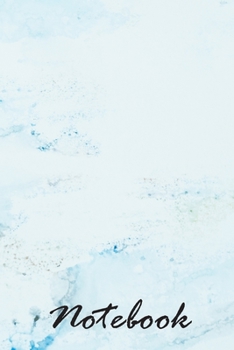 Notebook: Blue Ocean Watercolor Notebook Wide Ruled Lined Journal 6x9 Inch ( Legal ruled ) Family Gift Idea in 2020 for Co-worker Teachers Police Nurse Firefighter or School Students