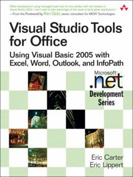 Paperback Visual Studio Tools for Office: Using Visual Basic 2005 with Excel, Word, Outlook, and InfoPath Book