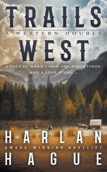 Paperback Trails West: A Western Double Book