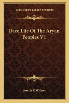 Paperback Race Life Of The Aryan Peoples V1 Book