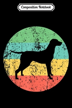 Composition Notebook: Vizsla Vintage Retro Vizsla Dog  Journal/Notebook Blank Lined Ruled 6x9 100 Pages