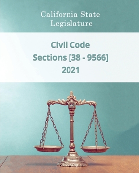 Paperback Civil Code 2021 - Sections [38 - 9566] Book