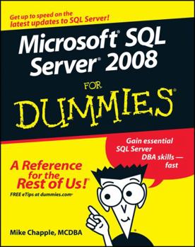 Paperback Microsoft SQL Server 2008 for Dummies Book