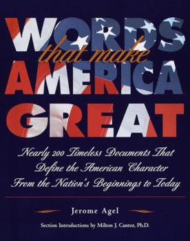 Paperback Words That Make America Great Book