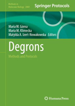 Hardcover Degrons: Methods and Protocols Book