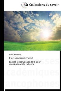Paperback L'Environnement [French] Book
