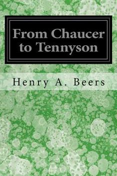Paperback From Chaucer to Tennyson Book