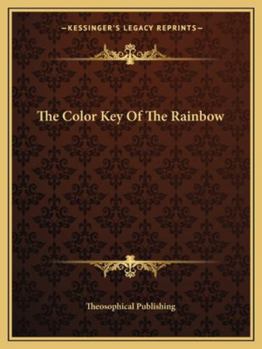 Paperback The Color Key Of The Rainbow Book