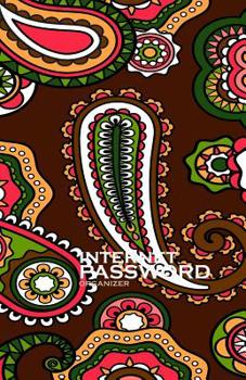 Paperback Internet Password Organizer: Indian Pattern (Password Log Book) Book