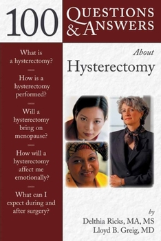 Paperback 100 Q&as about Hysterectomy Book