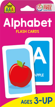 Cards School Zone Alphabet Flash Cards Book