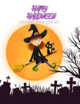 Paperback Happy Halloween: coloring book for kid Book