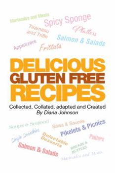 Paperback Delicious Gluten Free Recipes Book