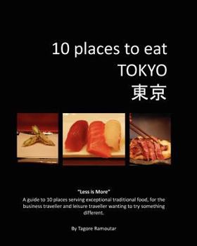 Paperback 10 places to eat TOKYO Book