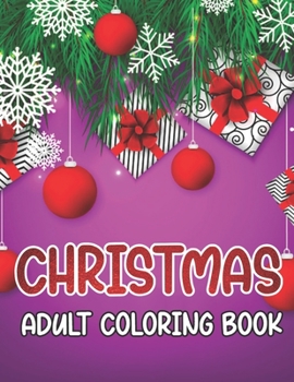 Paperback Adult Coloring Book Christmas: Coloring Book for Adult Festive and Beautiful Christmas Scenes Book