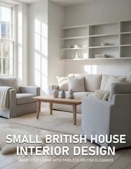 Paperback Small British House Interior Design: Smart Cozy Living with Timeless British Elegance Book