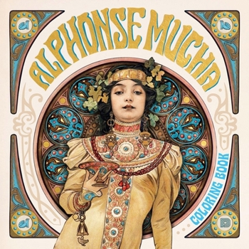Paperback Alphonse Mucha Coloring Book