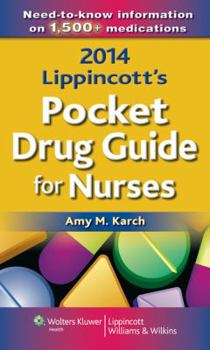 Paperback 2014 Lippincott's Pocket Drug Guide for Nurses Book