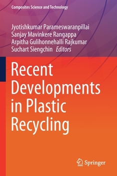 Paperback Recent Developments in Plastic Recycling Book