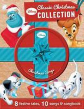 Hardcover Disney 4 Book Slipcase and CD classics Christmas Book
