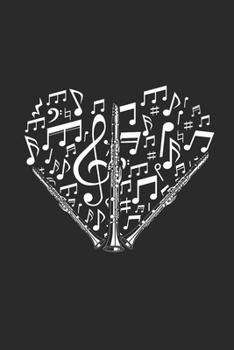 Paperback Flute Heart: Flutes Notebook, Dotted Bullet (6" x 9" - 120 pages) Musical Instruments Themed Notebook for Daily Journal, Diary, and Book