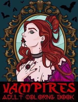 Paperback Vampires Adult Coloring Book