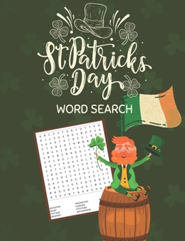 Paperback St. Patrick's Day Word Search: Perfect Activity Book for Everyone, Large-Print Word Search Puzzle Book with Solutions Book
