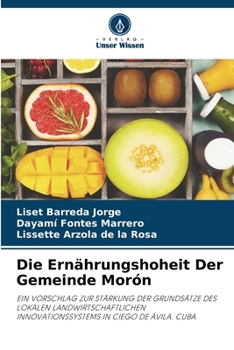 Paperback Die Ernährungshoheit Der Gemeinde Morón [German] Book