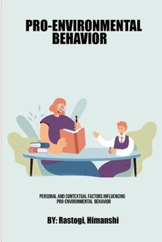 Paperback Personal And Contextual Factors Influencing Pro-Environmental Behavior Book
