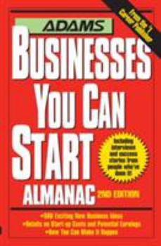 Paperback Adams Businesses You Can Start Almanac Book