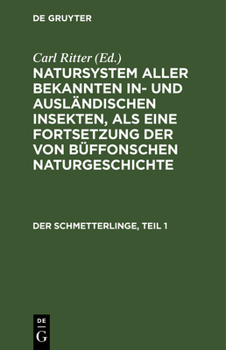 Hardcover Der Schmetterlinge, Teil 1 [German] Book