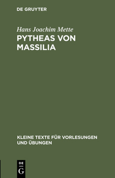 Hardcover Pytheas von Massilia [German] Book