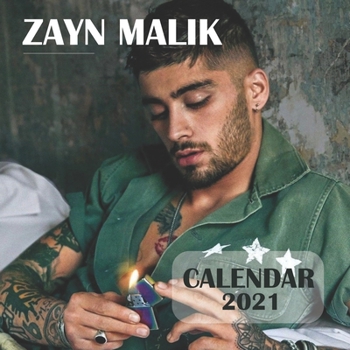 Paperback Zayn Malik: 2021 Wall Calendar - 8.5"x8.5", 12 Months Book