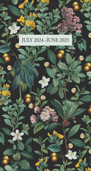 Calendar Botanical Nature Academic July 2023 - June 2025 3.5 X 6.5 2-Year Pocket Planner Book