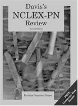 Paperback Davis's Nclex-PN Review [With Practice Disk] Book