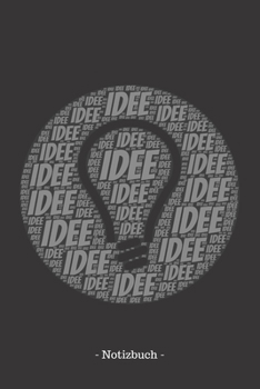 Idee: Notizblock | Notizbuch | DIN A5, 120 Seiten | Gepunket, dotted, punktkariert, dot grid | Notizen, Termine, Planer, Tagebuch, Organisation | Wortwolke Geschenk (German Edition)