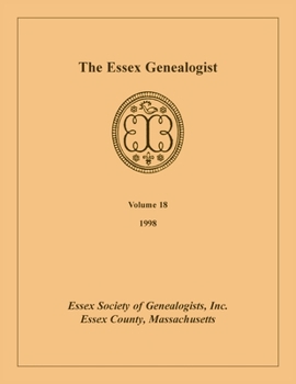 Paperback The Essex Genealogist, Volume 18, 1998 Book
